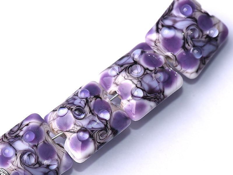 grace lampwork beads artisan handmade glass beads SRA