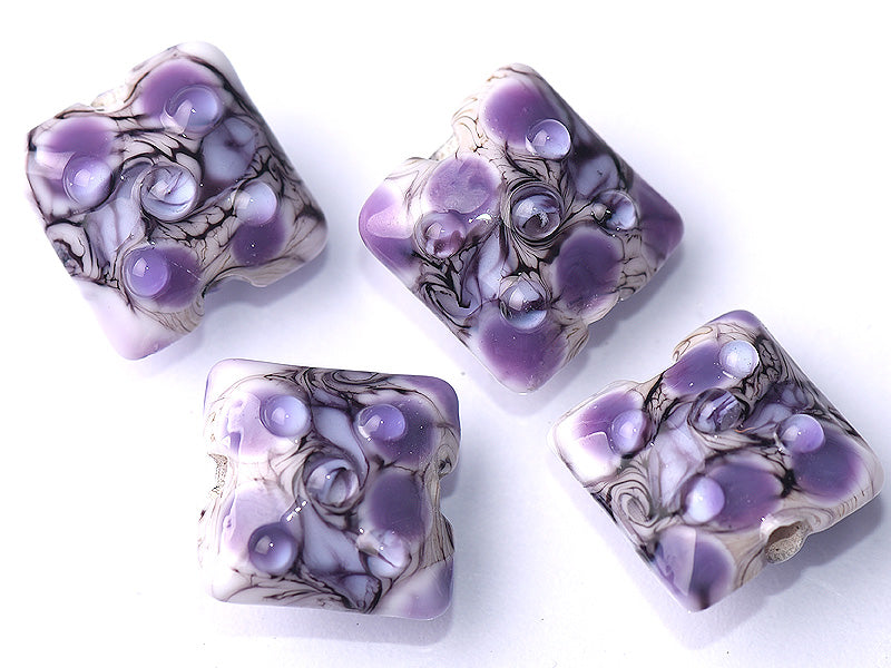 grace lampwork beads artisan handmade glass beads SRA