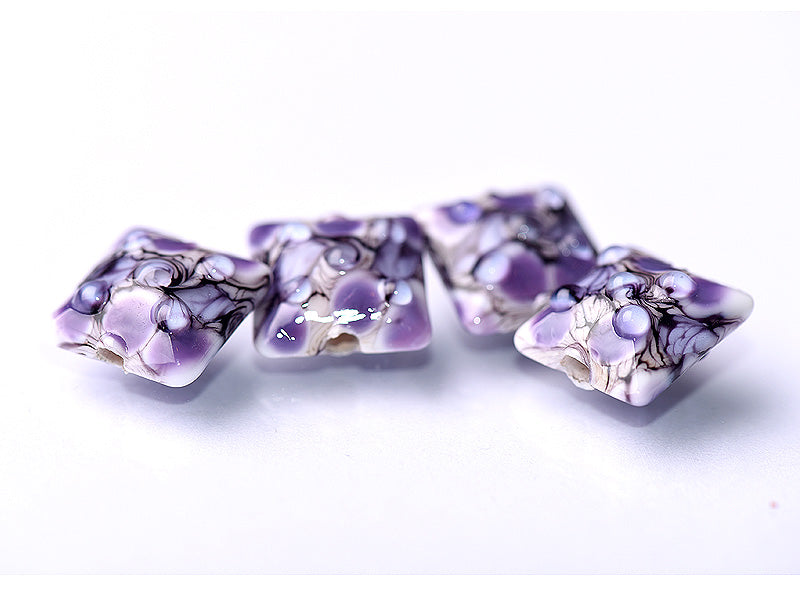 grace lampwork beads artisan handmade glass beads SRA