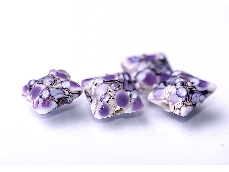 grace lampwork beads artisan handmade glass beads SRA