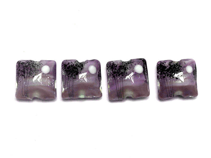 10605514 - Four African Violet Moonlight Pillow Beads