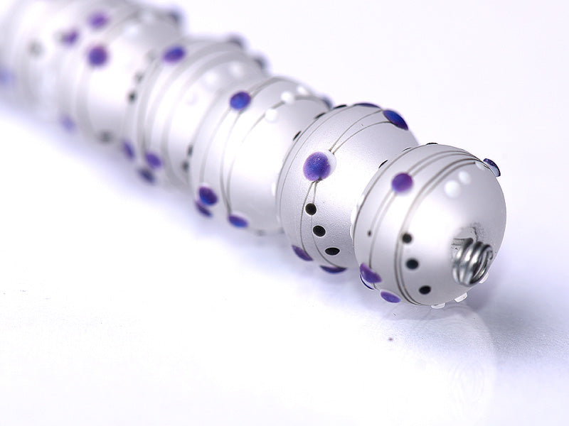 10605641 - Eight Dusty Violet Party Rondelle Beads 