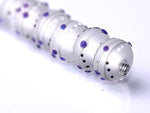 10605641 - Eight Dusty Violet Party Rondelle Beads 