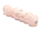 10702401 - Seven Matt Finished Pink w/White Rondelle Beads