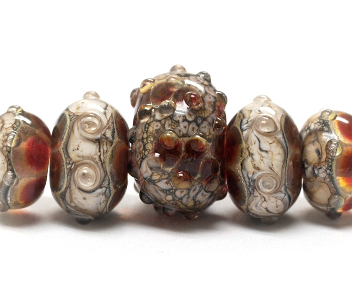 Grace Lampwork Beads Artisan Handmade Glass beads