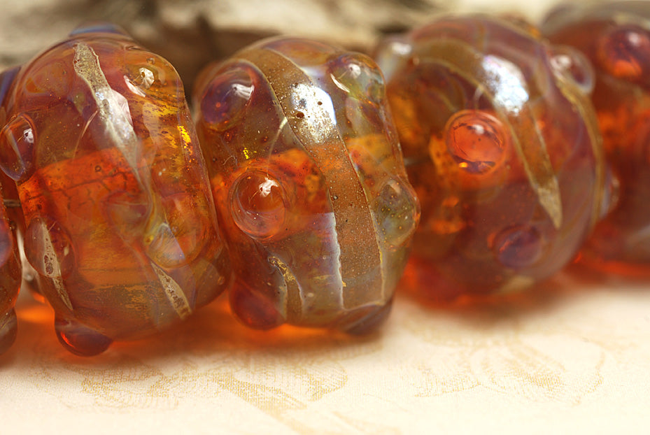grace lampwork beads artisan handmade glass beads SRA