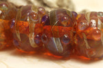 grace lampwork beads artisan handmade glass beads SRA
