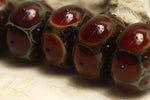 grace lampwork beads artisan handmade glass beads SRA