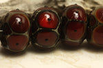 grace lampwork beads artisan handmade glass beads SRA