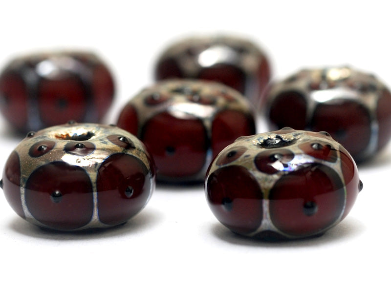 grace lampwork beads artisan handmade glass beads SRA