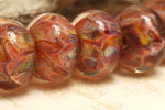 10704501 - Six Orange Rondelle Beads