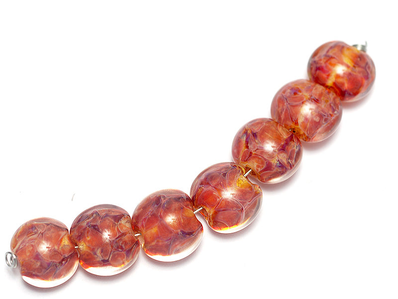 grace lampwork beads artisan handmade glass beads SRA
