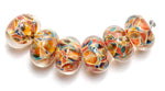 grace lampwork beads artisan handmade glass beads SRA
