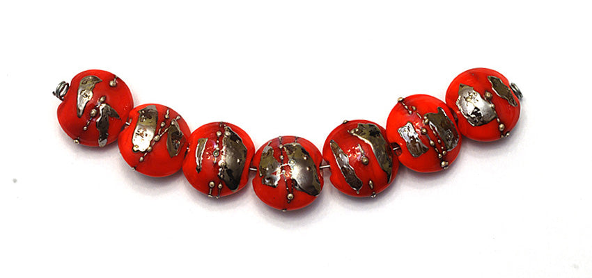 grace lampwork beads artisan handmade glass beads SRA