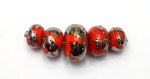 grace lampwork beads artisan handmade glass beads SRA
