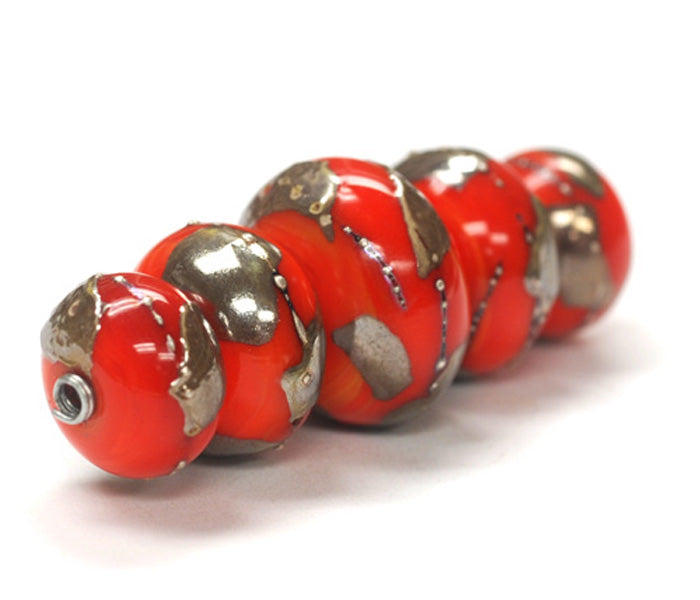 grace lampwork beads artisan handmade glass beads SRA