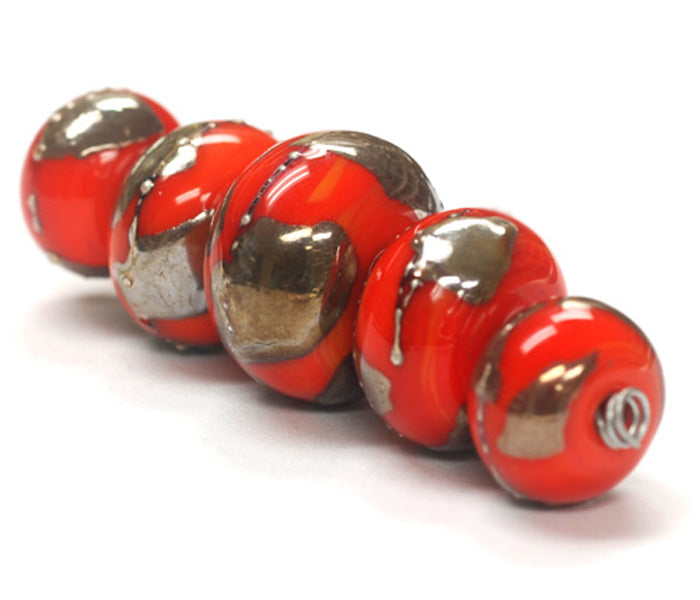 grace lampwork beads artisan handmade glass beads SRA