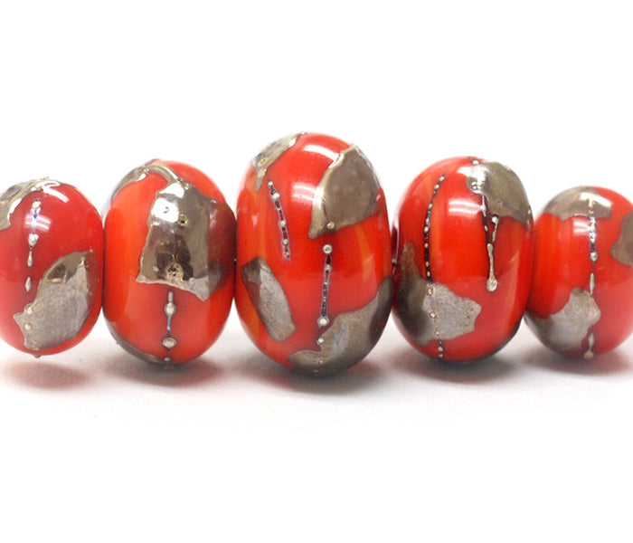 grace lampwork beads artisan handmade glass beads SRA