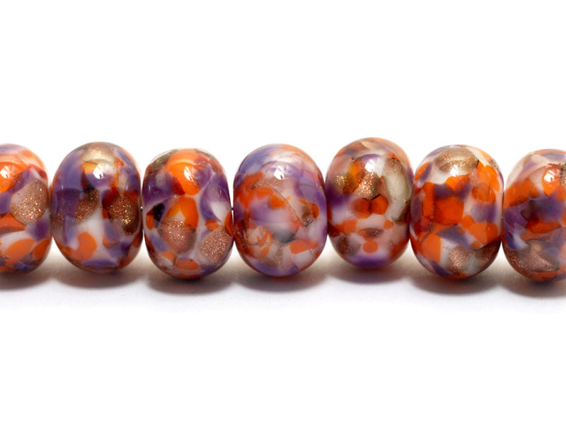 10705401- Seven Mesa Sunset Rondelle Beads