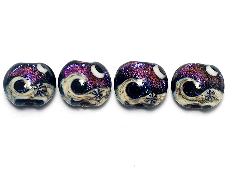 grace lampwork beads artisan handmade glass beads SRA