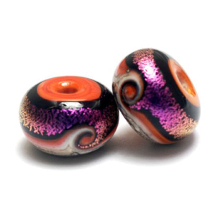 10706401 - Seven Magic Moment Waves Rondelle Beads