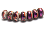 10706401 - Seven Magic Moment Waves Rondelle Beads