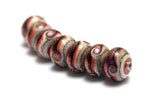10706401 - Seven Magic Moment Waves Rondelle Beads