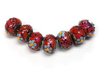 grace lampwork beads artisan handmade glass beads SRA