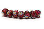 grace lampwork beads artisan handmade glass beads SRA