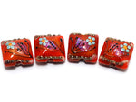10706514 - Four Vintage Florals Pillow Beads