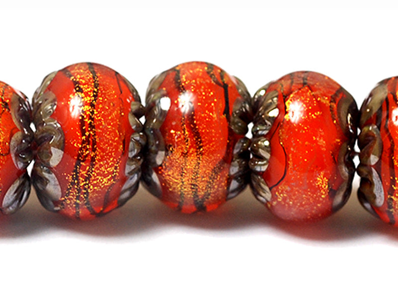 grace lampwork beads artisan handmade glass beads SRA