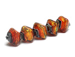 10706807 - Five Bonfire Shimmer Crystal  Shaped Beads