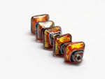 10706807 - Five Bonfire Shimmer Crystal  Shaped Beads