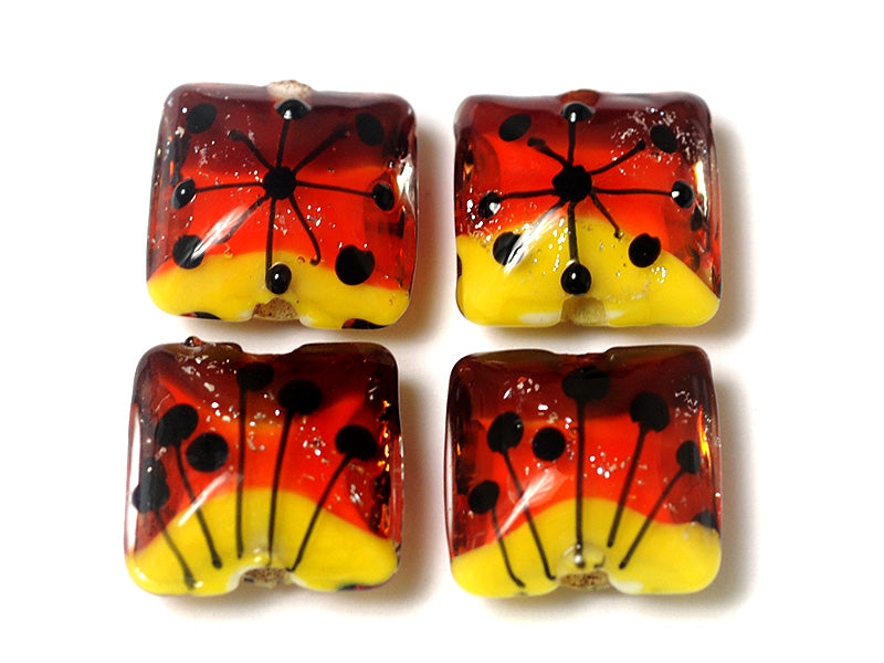 10706914 - Four Sunset Rainbow Pillow Beads