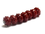 10707201 - Seven Bordeaux Rondelle Beads
