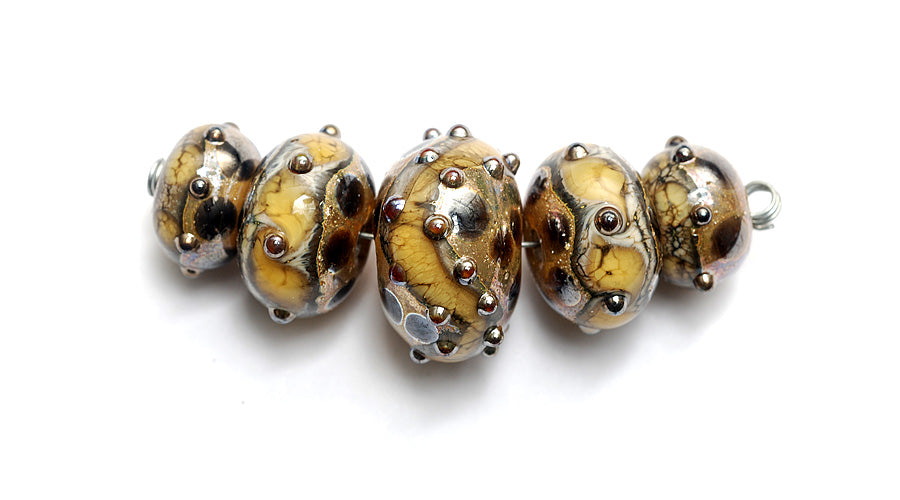grace lampwork beads artisan handmade glass beads SRA