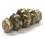 grace lampwork beads artisan handmade glass beads SRA