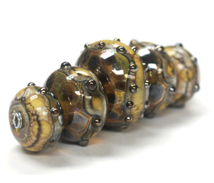 grace lampwork beads artisan handmade glass beads SRA