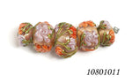 grace lampwork beads artisan handmade glass beads SRA