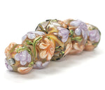grace lampwork beads artisan handmade glass beads SRA