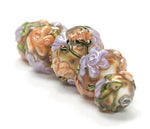 grace lampwork beads artisan handmade glass beads SRA