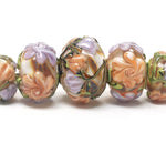 grace lampwork beads artisan handmade glass beads SRA