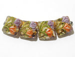 grace lampwork beads artisan handmade glass beads SRA
