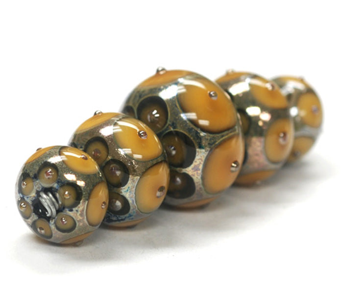 grace lampwork beads artisan handmade glass beads SRA