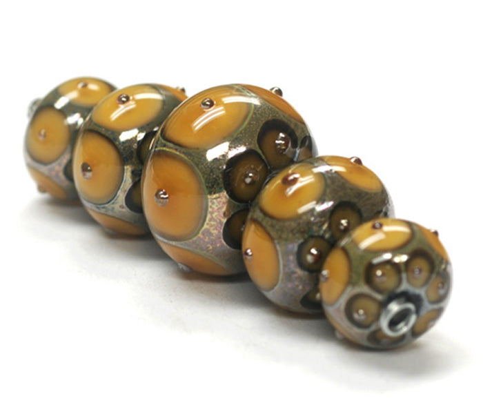 grace lampwork beads artisan handmade glass beads SRA