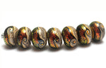 10802001 - Seven Summer Sunset Waves Rondelle Beads
