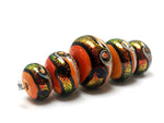 grace lampwork beads artisan handmade glass beads SRA
