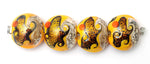 10802012 - Four Summer Sunset Waves Lentil Beads