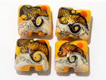 10802014 - Four Summer Sunset Waves Pillow Beads