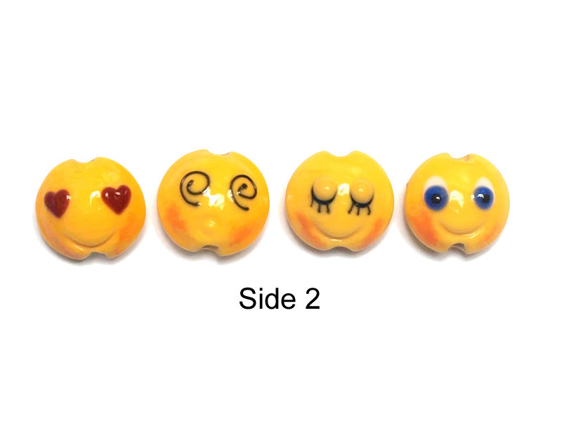 10802712 - Four Emoji Lentil Beads